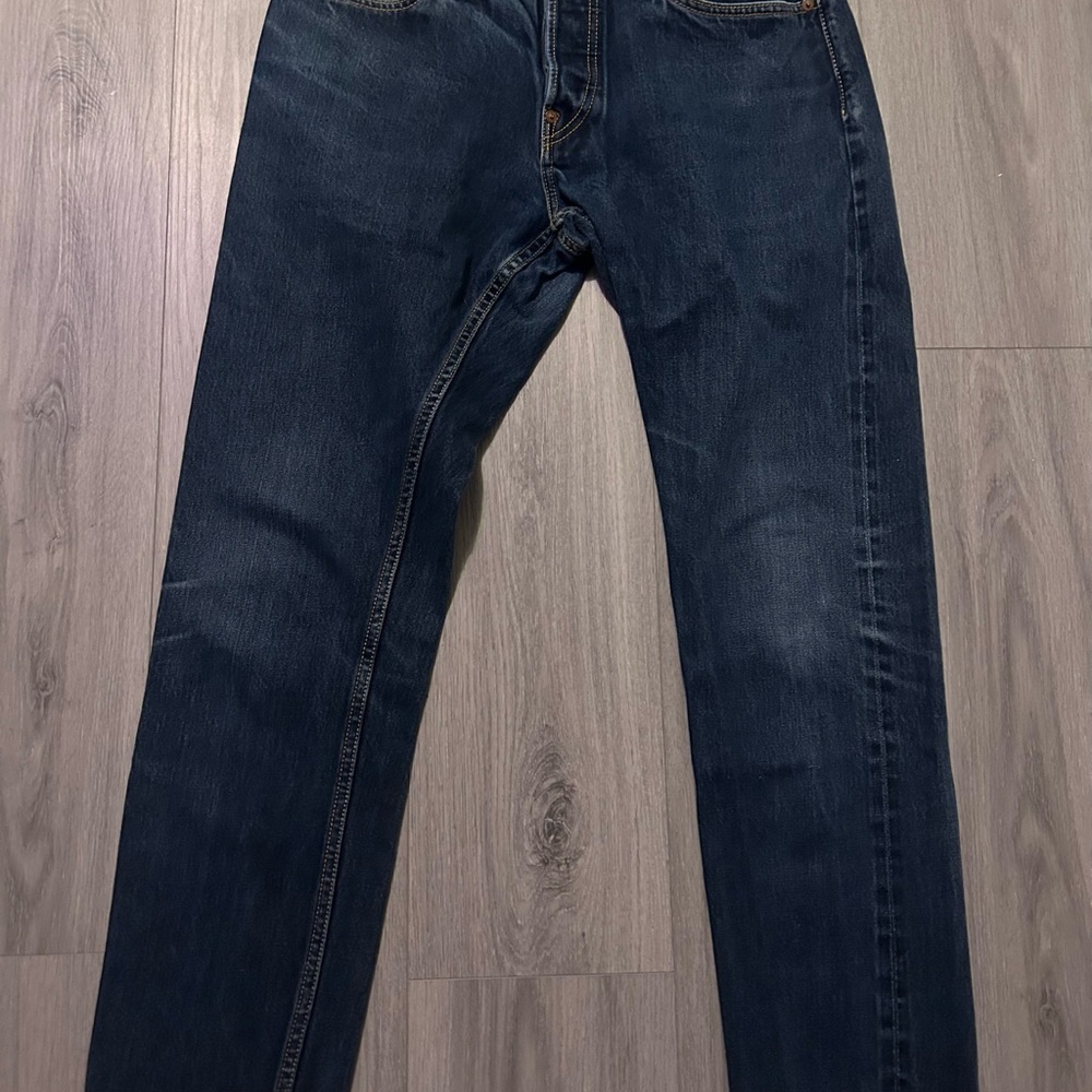 Evisu Men's Dark Blue Slim Jeans